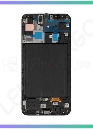 Дисплей lcd samsung galaxy a50 a505 2019 с тачскрином и рамкой черный оригинал для замены экрана sku_s sku_2710000174387