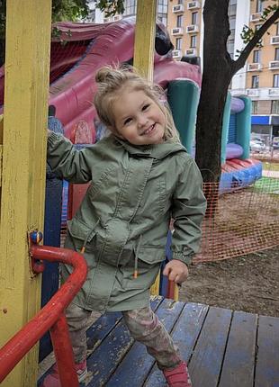 Куртка для девочки осень демисезонная хлопок