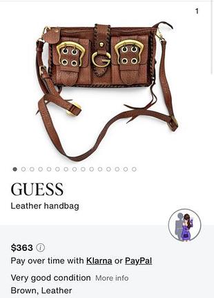 Сумка вінтаж guess 2