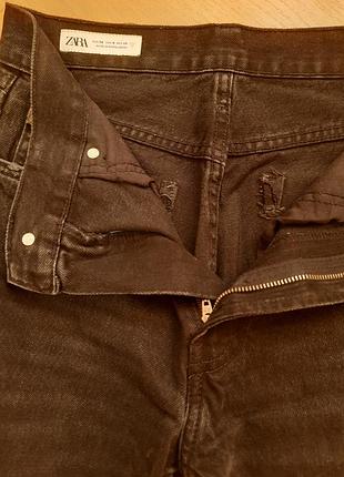 Джинсы черные zara 3