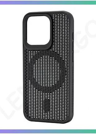 Чехол aerocool tpu+pc magsafe для apple iphone 13 pro max чорний накладка з відкритою камерою для смар sku_stcom_2710000331988