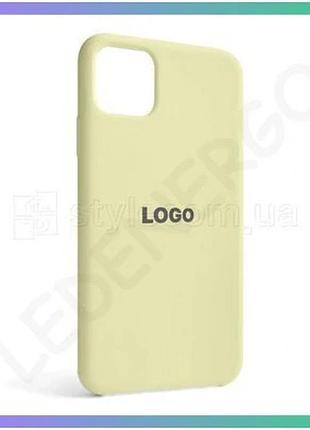 Чехол full silicone case для apple iphone 11 pro max желтый силиконовый чехол-накладка с логотипом sku sku_stcom_2710000205562