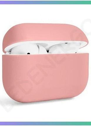 Чехол для airpods pro slim розовый силиконовый защитный чехол для наушников apple sku_2710000192503 sku_stcom_2710000192503
