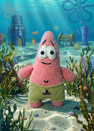 М'яка іграшка  spongebob патрік, рожевий