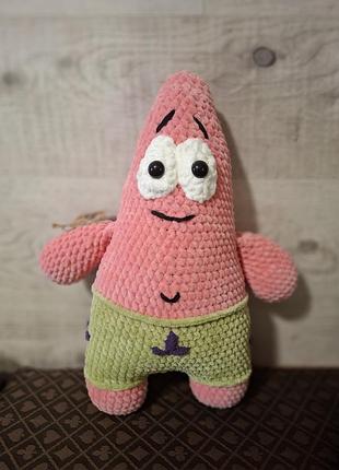 Мягкая игрушка spongebob патрик, розовый 2