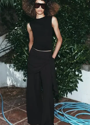 Брюки zara из вискозы