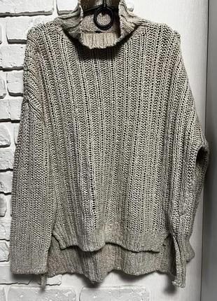 Светр жіночий h&m в'язаний сірий
