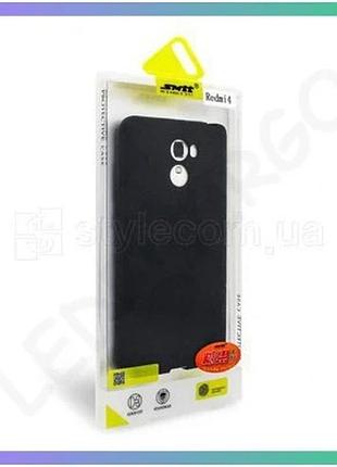 Силиконовый чехол smtt для xiaomi redmi 4 черный чехол-накладка для смартфона защитный силиконовый sku sku_stcom_2702305400001