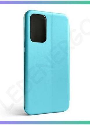 Чехол-книжка premium для samsung galaxy a33 5g блакитный с отделением для карт смартфон sku_2710000263 sku_stcom_2710000263111