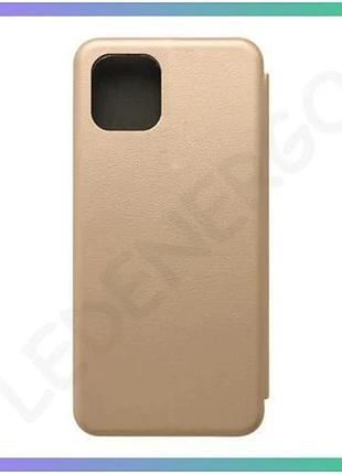 Чехол-книжка premium для samsung galaxy a03 золотой с отделением для карт шкірозамінник sku_2710000262 sku_stcom_2710000262671