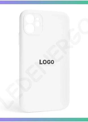Чехол силиконовый для apple iphone 12 белый с закрытой камерой накладка для смартфона 12 модели sku_27 sku_stcom_2710000228547