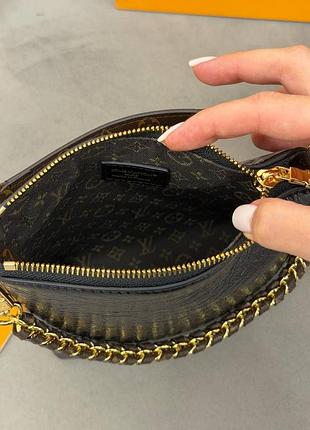 Сумка рідкісна модель чорна louis vuitton 6