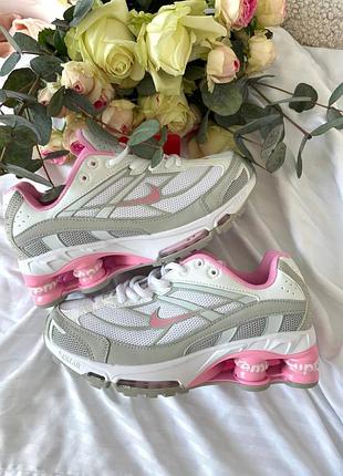Nike supreme shox ride 2 white pink 6