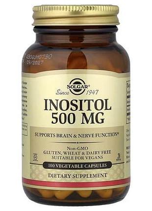 Solgar inositol 500 mg 100 капсул