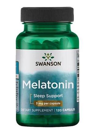 Swanson melatonin 3 mg 120 капсул
