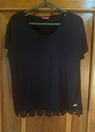 Блуза жіноча guess чорна, розмір l-xl