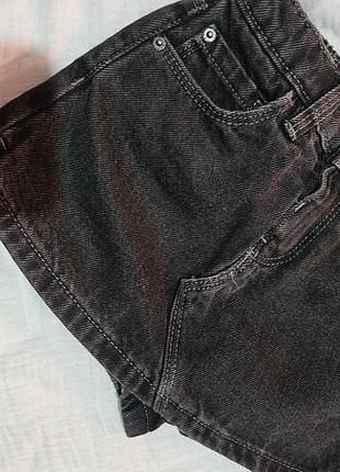 Спідниця-шорти для дівчинки zara чорна джинсова