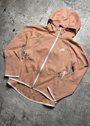 Жіноча толстовка/кофта/худі на замку nike sportswear tech fleece cape
