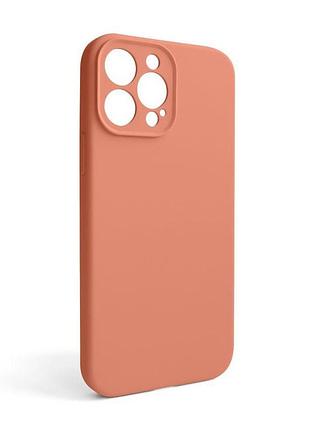 Чехол силиконовый для apple iphone 13 pro max закрытая камера без логотипа оранжевый чехол-накладка sku_stcom_2710000258520