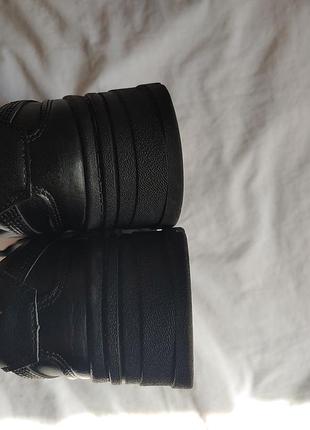 Шкіряні кросівки puma mayze stack black розмір 38 7