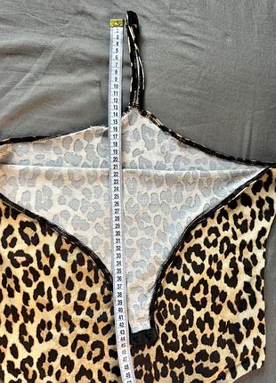 Боді топ h&m леопардовий 7