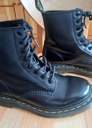 Черевики унісекс dr.martens 1460 чорні, розмір устілки 24 см, шкіра.ботинки женские, ботинки чоловічі, ботинки для підлітка, ботинки для подростка