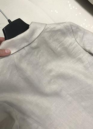 Великолепный льняной жакет max mara 5