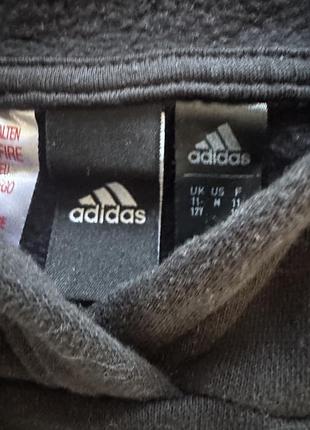 Кофта жіноча adidas з капюшоном чорна 2