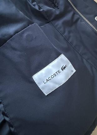 Куртка чоловіча lacoste синя з капюшоном 4
