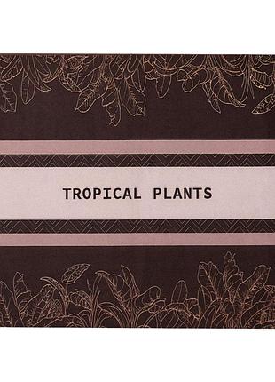 Килимок діатомітовий для сушіння посуду tropical plants 40*30 см yiwu hp-42-199