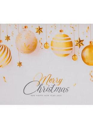 Коврик для сервировки стола merry christmas 45*30 см hp-36327-2