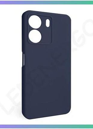 Силіконовий чохол для смартфона xiaomi redmi 13c 4g темно-синій чохол-накладка для захисту телефону sk sku_stcom_2710000291190