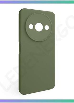 Чехол силиконовый для xiaomi redmi a3 темнооливковый накладка для защиты смартфона без логотипа sku_27 sku_stcom_2710000294023