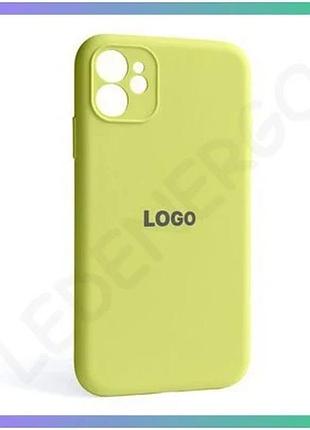 Чехол full silicone case для apple iphone 11 желтый силиконовый чехол-накладка с закрытой камерой sku_ sku_stcom_2710000243953