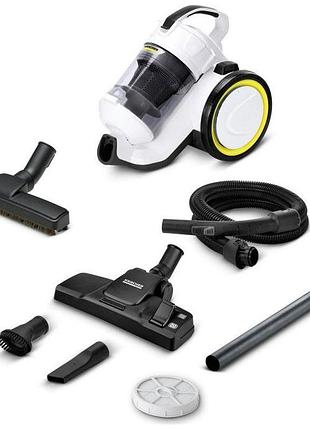Пилосос контейнерний karcher vc 3 plus 700 вт 0,9 л hepa 13 white