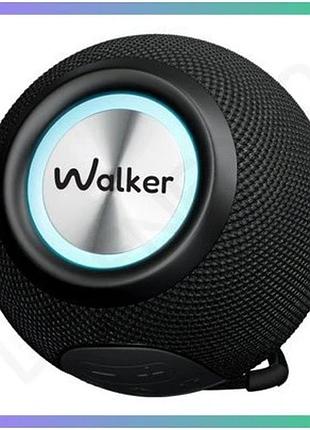 Портативна колонка walker wsp-115 чорна bluetooth 5.3 з мікрофоном для музики та відпочинку колонка дл sku_stcom_2710000271833