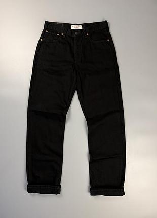Джинси levi’s signature black straight denim pants levi strauss