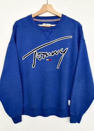 Світшот tommy hilfiger синій