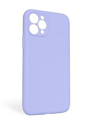 Чехол силиконовый для apple iphone 11 pro max лавандовый с закрытой камерой без логотипа защитный накл sku_stcom_2710000254614