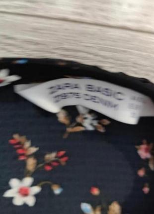 Блуза zara цветочный принт. 3