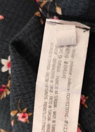 Блуза zara цветочный принт. 4