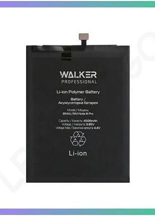 Акумулятор walker professional для xiaomi redmi note 8 pro 4500mah 3.85v оригінальний акумулятор для т sku_stcom_2710000272489