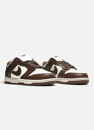 Чоловічі кросівки nike sb dunk  • chocolate brown / cream 10