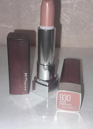 Помада для губ maybelline hydra extreme matte 930 nude embrace