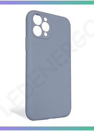 Чехол full silicone case для apple iphone 11 pro с закрытой камерой без логотипа силиконовый синий sku sku_stcom_2710000253990