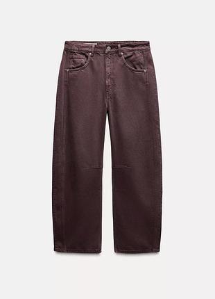 Джинси zara barrel leg