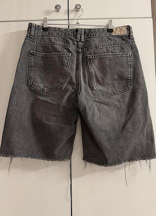 Шорти жіночі pull&bear джинсові сірі 2