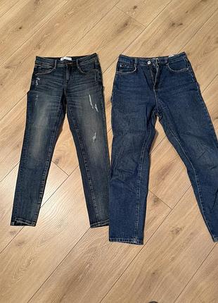 Джинси zara mom skinny
