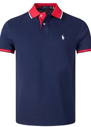 Поло для дівчинки polo ralph lauren темно-синє, розмір xs