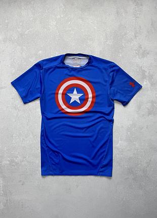 Чоловіча компресійна футболка under armour heatgear marvel